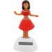 Voila Solar Powered Dancing Hula Girl Swinging Bobble Doll Gift Car Home_Assorted Color